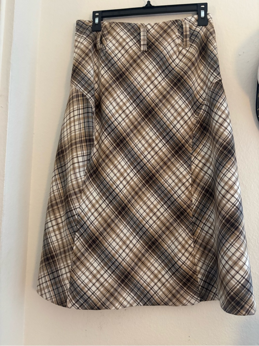 Vintage Fall Midi Stripped midi skirt